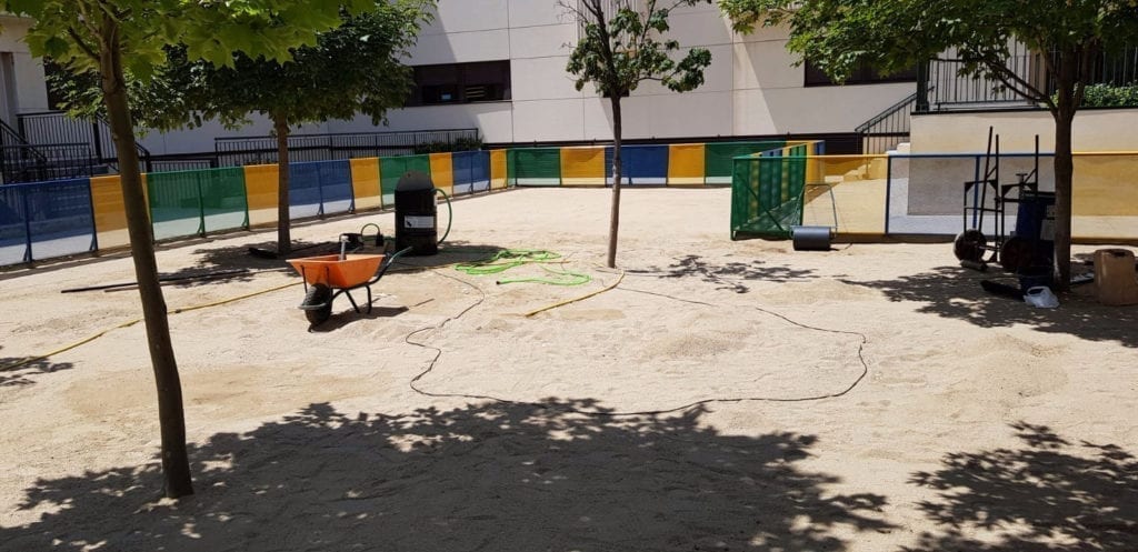 Antes de aplicar el aditivo impermeabilizante Corpi Direct Plus.