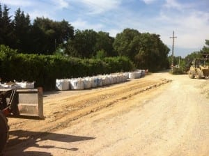 Imagen de la entrada a las instalaciones de transports Mateu