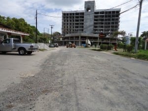 Una vista de la zona en donde proximamente se desarrollaran lo trabajos de estabilización con copolimeros de Humicorp, por la empresa de Panamá YUNIXLAND