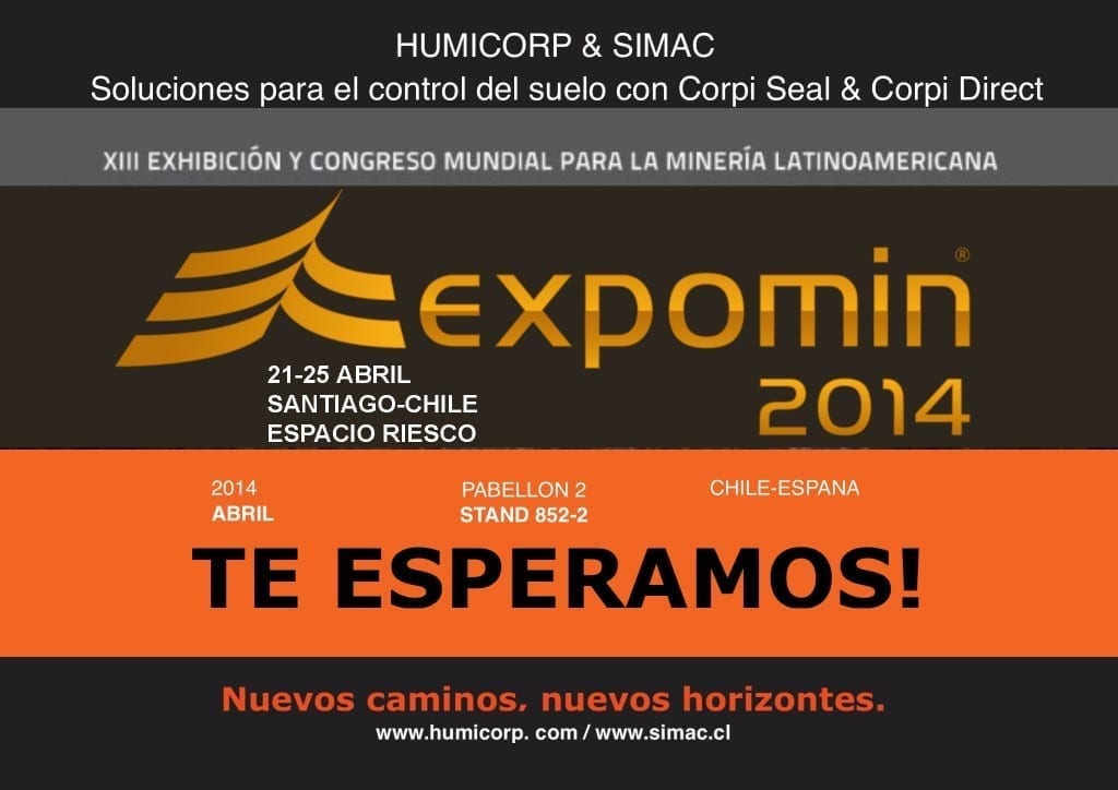 Exponim 2014 Congreso Mundial para la Minería.